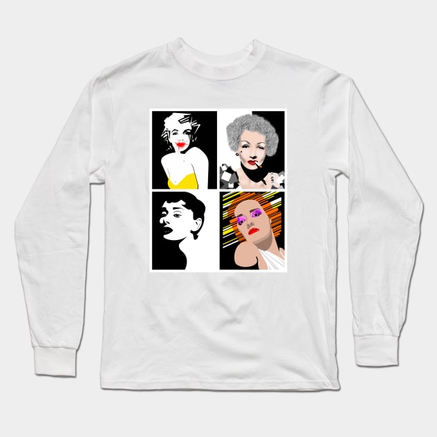 Hollywood Long Sleeve T-Shirt by SiSuSiSu